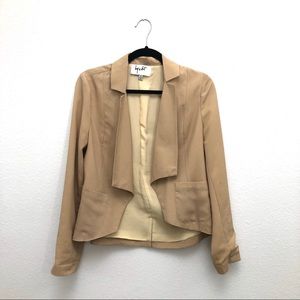Line & Dot Lightweight Tan Blazer